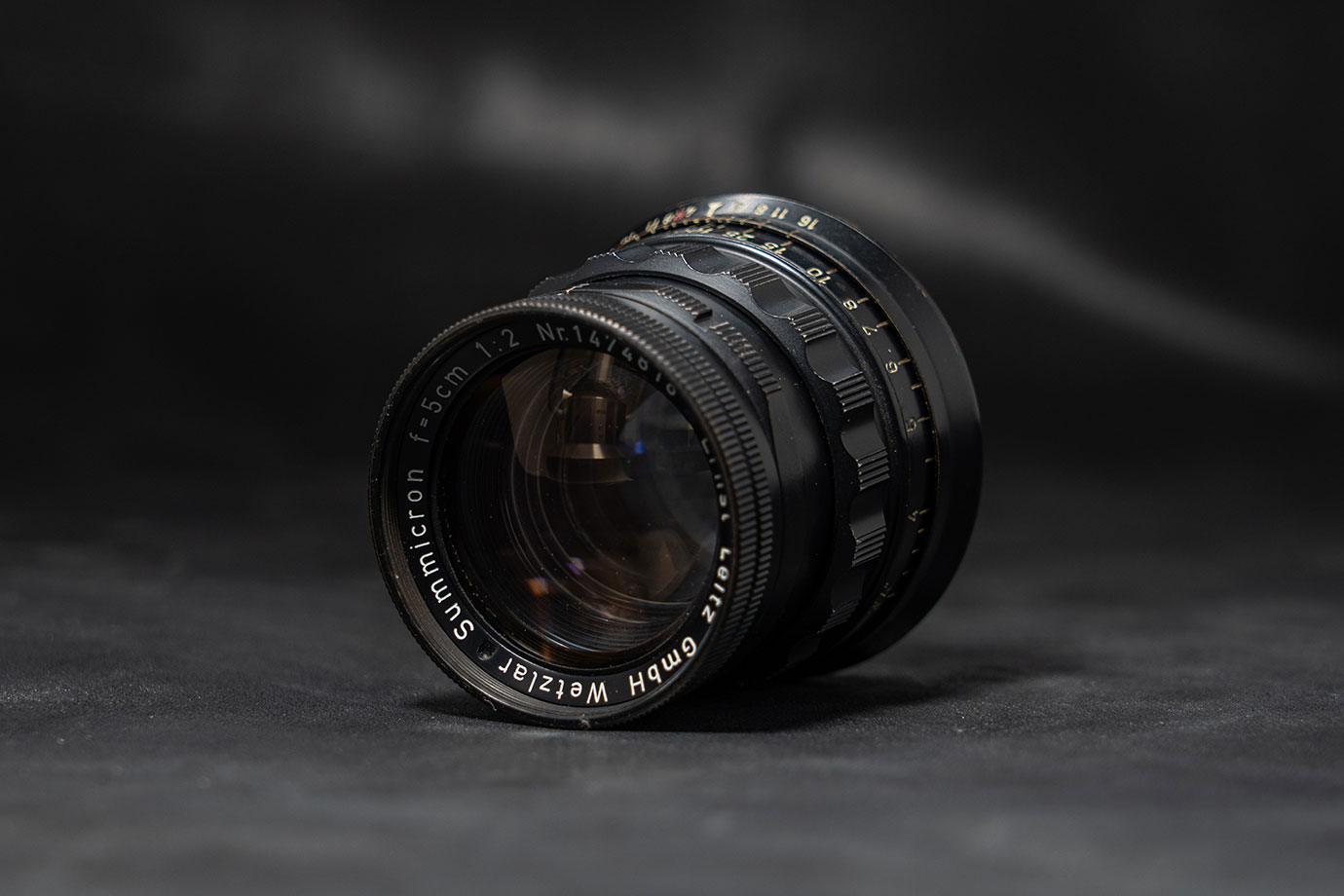 Leica　Summicron-M 50mm f/2 Black Paint　Brass mount For MP