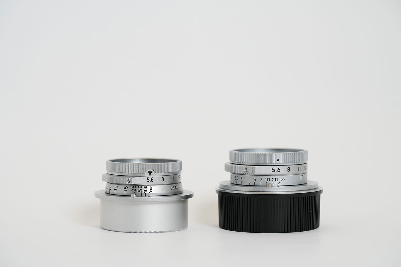 左：Leica Summaron L 28/5.6 右：Leica Summaron-M 28/5.6