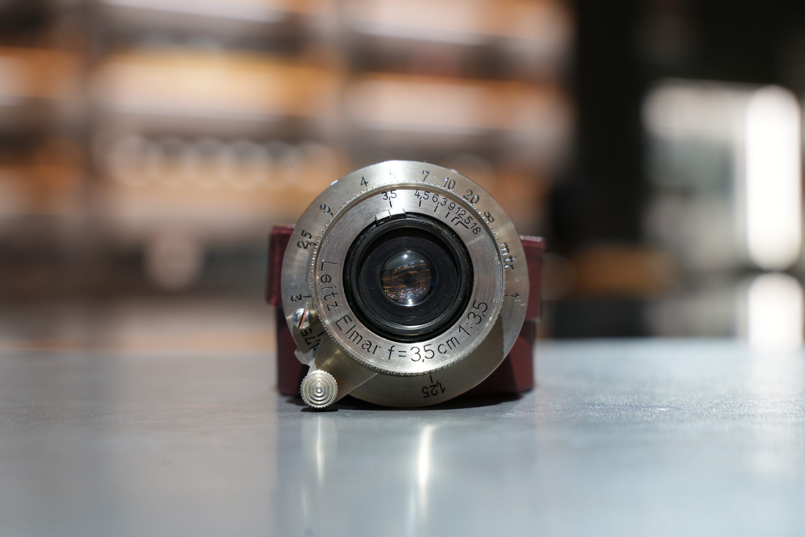 Leica Elmar 35mm f3.5 (L) Nickel Snail Cam