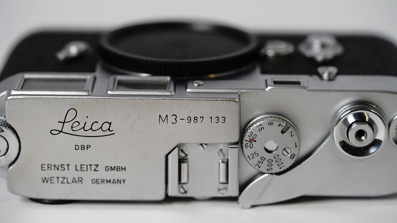 Leica M3 Chrome Single Stroke Big M3 アップ