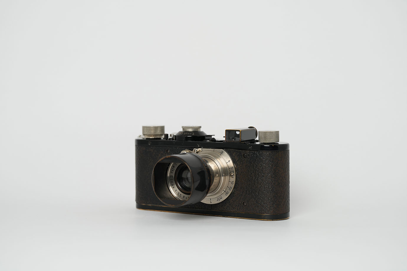 Leica Type 1 f3.5/50mm Elmax フード付き斜め
