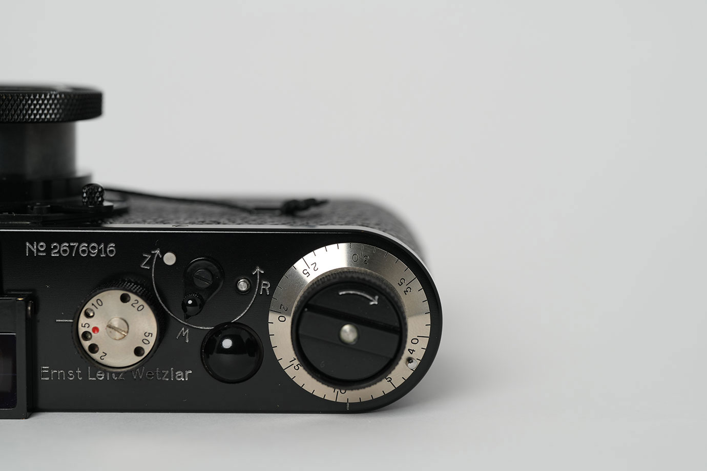 ライカ0シリーズ右アップ　Leica '0' Series Replica f3.5/50mm Anastigmat